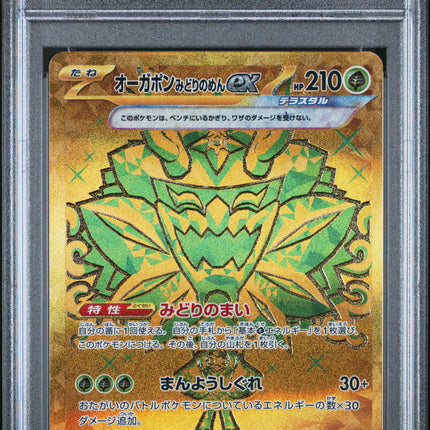 2024 POKEMON JPN SV8A-TERASTAL FEST EX ULTRA RARE TEAL MASK OGERPON EX PSA 8