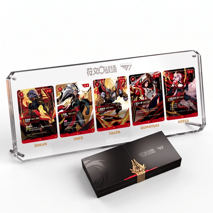 Chinese Riftbound League of Legends 2025 Worlds Champion T1 Signature Edition Acrylic Display