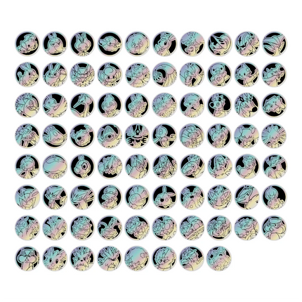 Simplified Chinese Pokemon White Flare CSV10.6C Badge rare