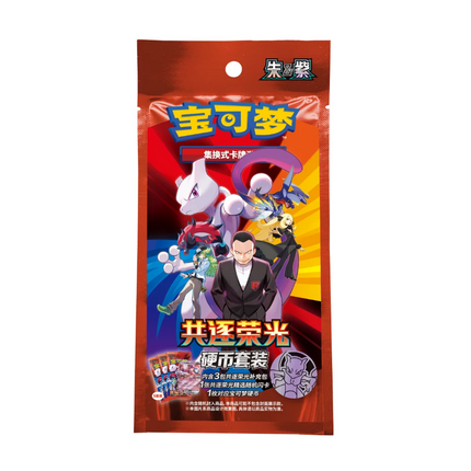 Simplified Chinese Pokemon Chasing Glory CSV10C Badge Set pack