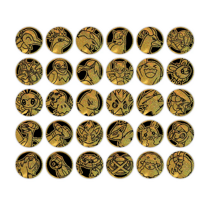 Simplified Chinese Pokemon Chasing Glory CSV10C badge set coin ultra rare