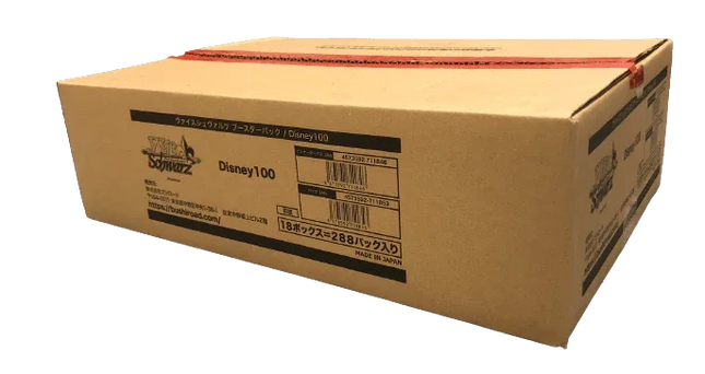 disney 100 years booster box Ready Stock 1 Case (18 Booster Boxes) Weiss Schwarz TCG Disney 100 Years of Wonder – TCGHOBBY