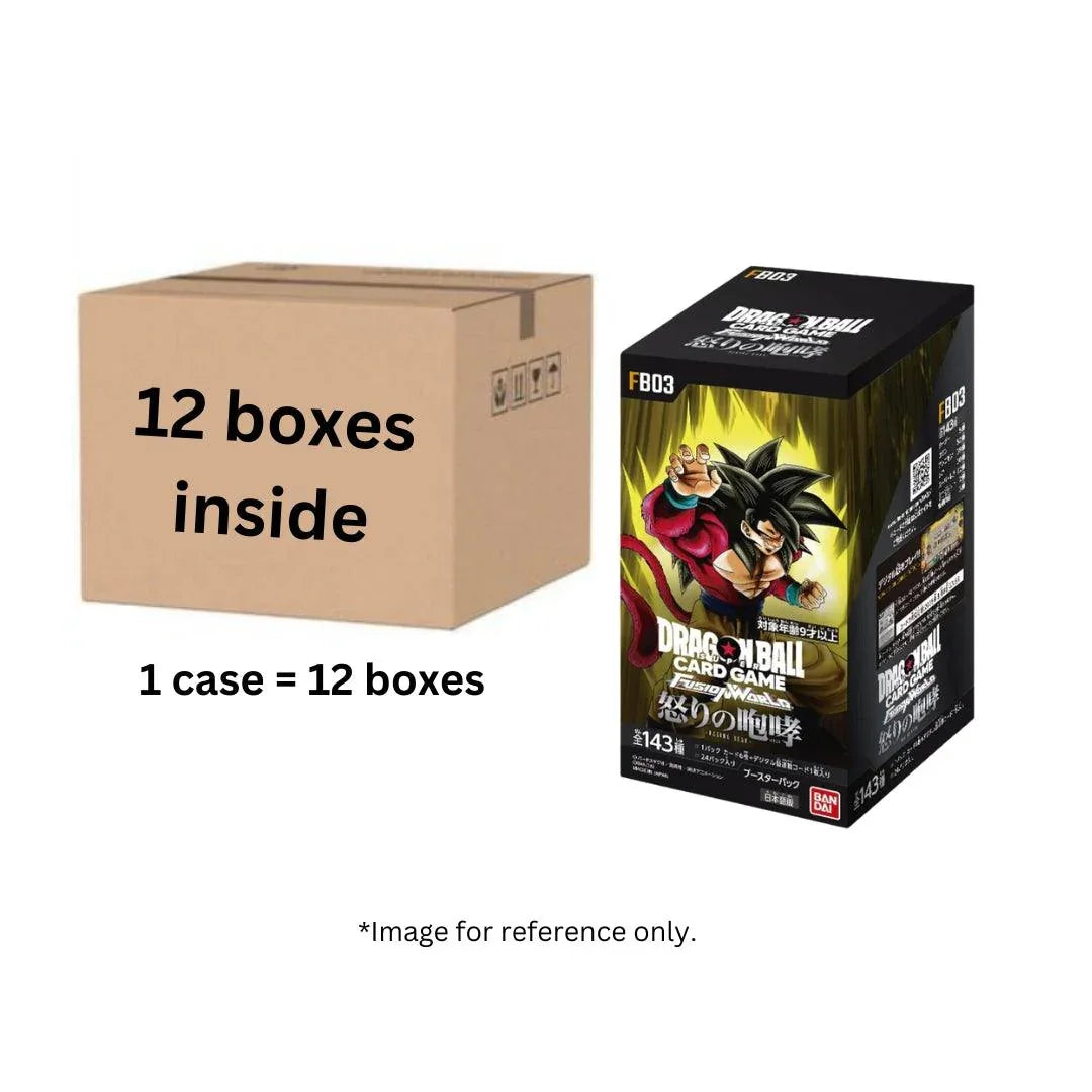 raging roar booster box case DRAGON BALL FB03 RAGING ROAR BOX CASE