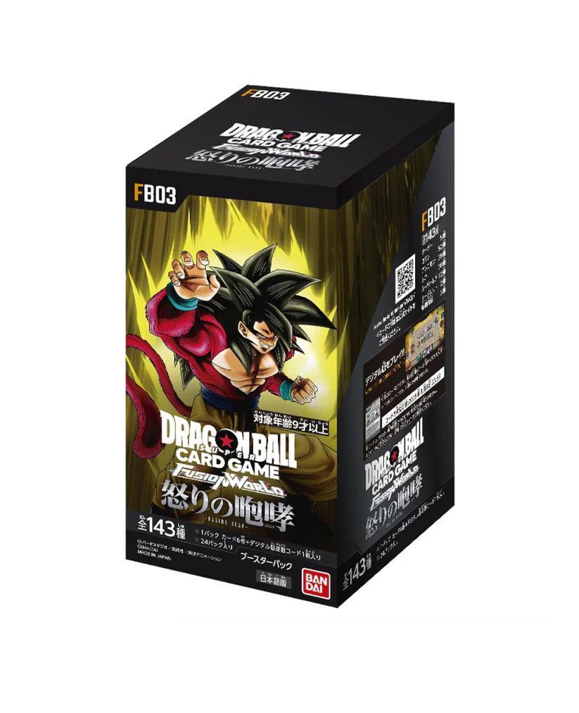 raging roar booster box case DRAGON BALL FB03 RAGING ROAR BOX CASE
