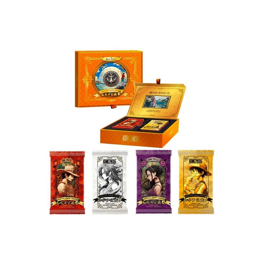 one piece 6 booster box TCG: Illustration Vol. (IB-06) This set features beautifully illustrated cards depicting iconic characters and thrilling adventures from the beloved anime 2024 Bandai One Piece Card