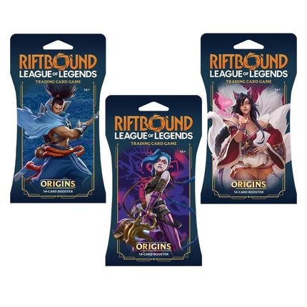 English Riftbound League of Legends Origins Vol.1 Booster packs