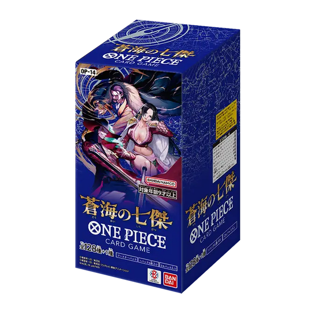 Japanese One Piece Card Game OP-14 The Azure Sea's Seven Booster Box