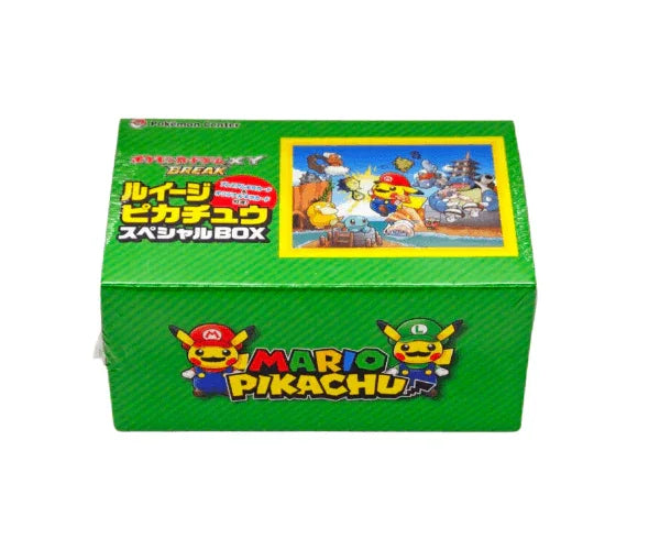 pokemon card game xy break mario pikachu special box & Luigi Pokemon Acrylic Mario and Luigi