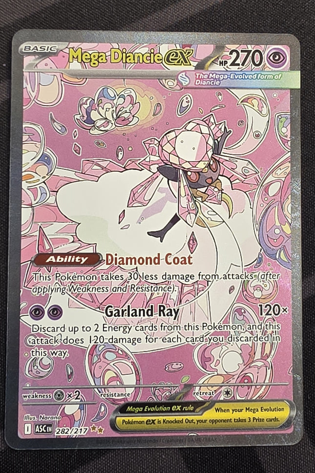 [English] ASCEN  Mega Diancie ex 282/217 SIR