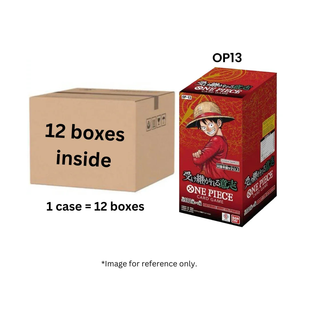 one piece op13 booster box case Amazon.com: Bandai One Piece Card Game Inherited Will (OP-13) Booster Box (Japanese) 24 Packs : Toys & Games