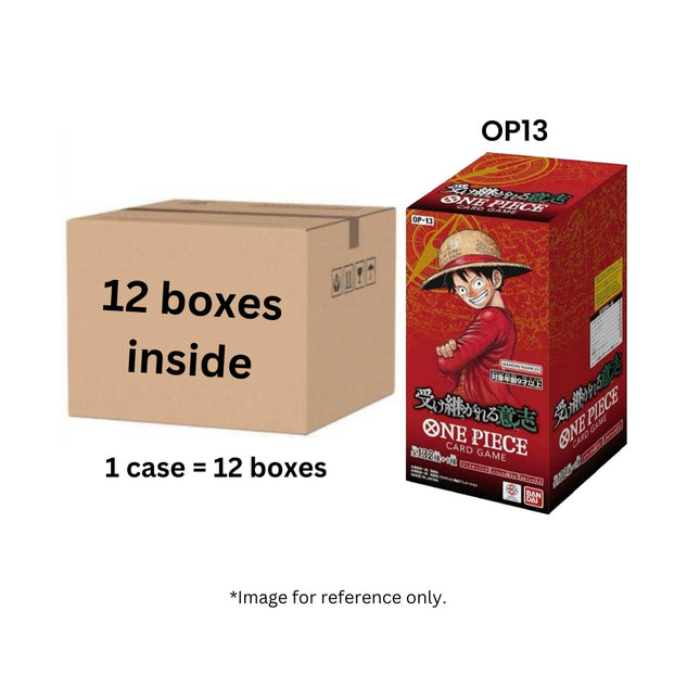 Japanese OP13 ONE PIECE Carrying On His Will Sealed Case