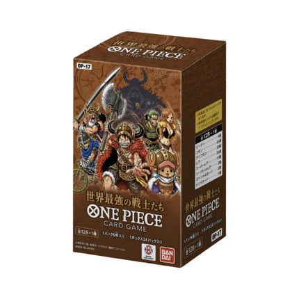 Japanese One Piece Card Game OP-17 The World's Strongest Warrior Booster Box