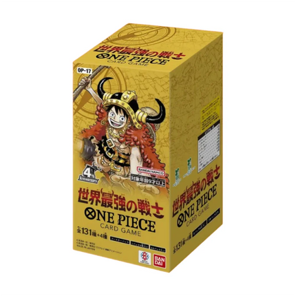 Japanese One Piece Card Game OP-17 The World's Strongest Warrior Booster Box