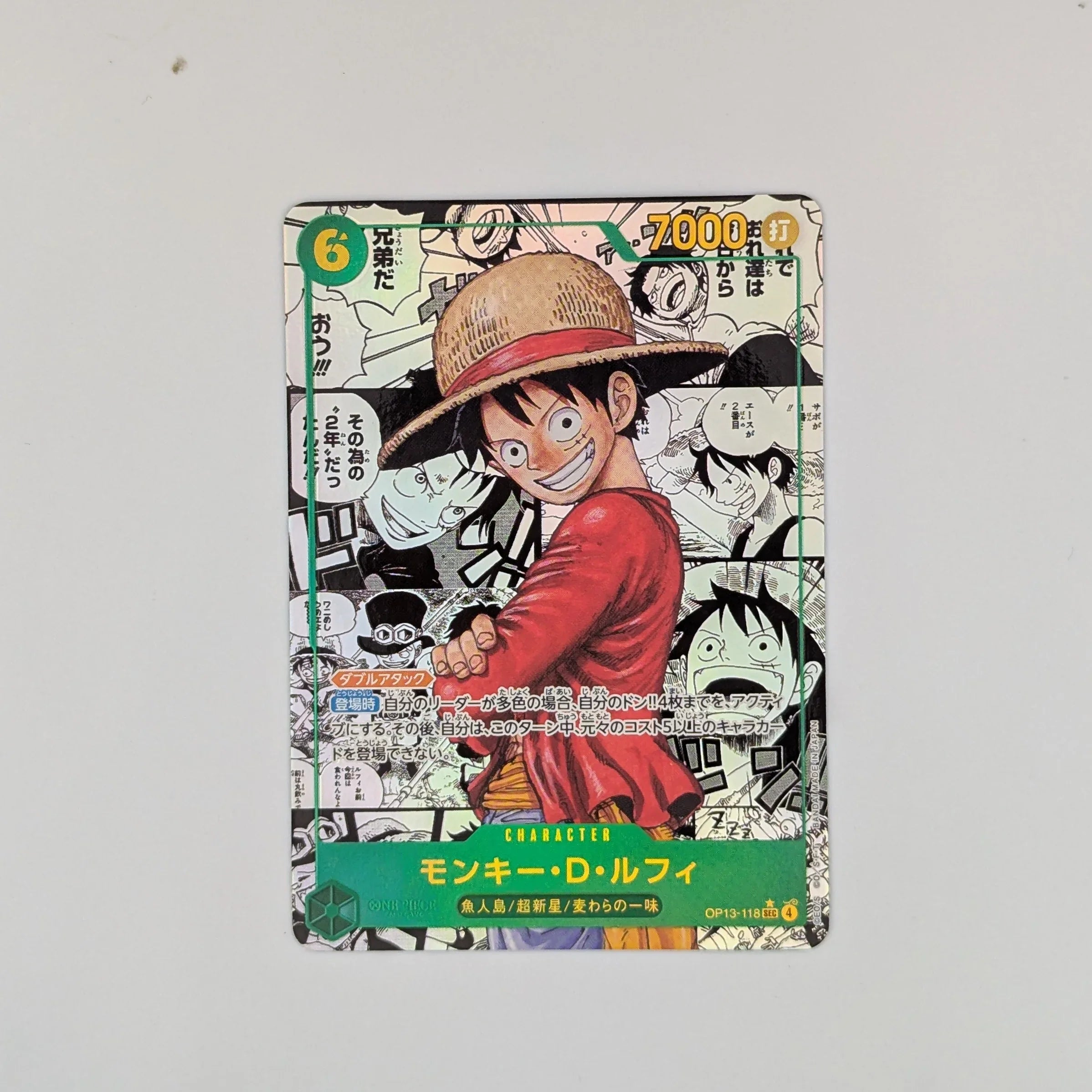 Shop 2025 One Piece Japanese Manga Alternate Art OP13-118 Monkey D. Luffy TCGHOBBY Shop 2025 One Piece Japanese Manga Alternate Art OP13-118 Monkey D. Luffy TCGHOBBY