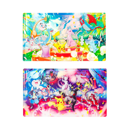 Simplified Chinese Pokemon 30th Celebration Espeon & Umbreon EX Collector Display Fridge Magnet