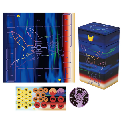 Simplified Chinese Pokemon 30th Celebration Umbreon EX Deluxe Set Content