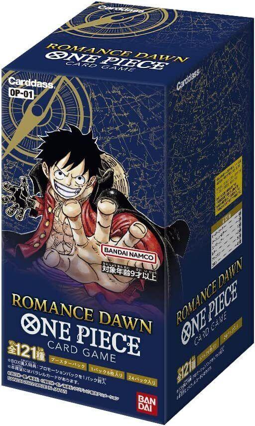 one piece tcg op01 booster box TCG: Romance Dawn Pack OP-01- SEALED and original illustrations One Piece Card Game Kingdoms