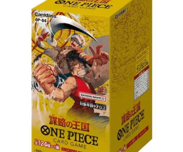 one piece card game op 4 Shop Japanese One Piece Card Game OP-04 Kingdom of Intrigue Booster Box or  Sealed Case – TCGHOBBY